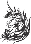 Unicorn Decal 29